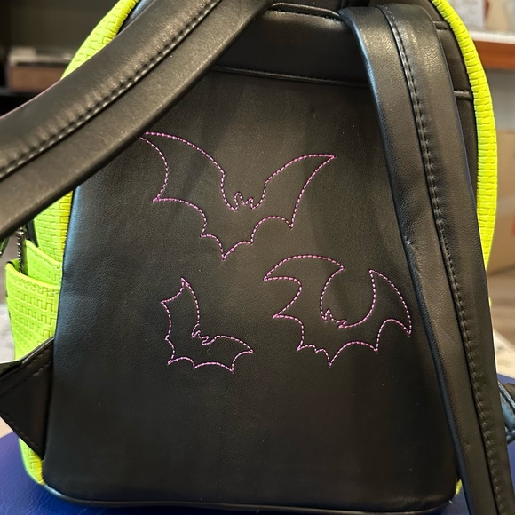 RARE Loungefly Disney Parks Oogie Boogie Bash NBC Backpack Glow In The Dark - Picture 5 of 11